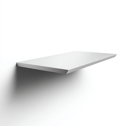 Movqi Minimalist Metal Floating Bedside Shelf